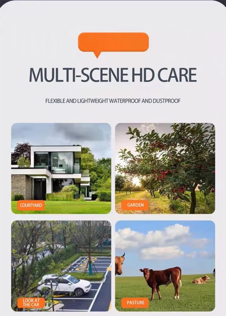 solar energy security camera wifi 4g optional