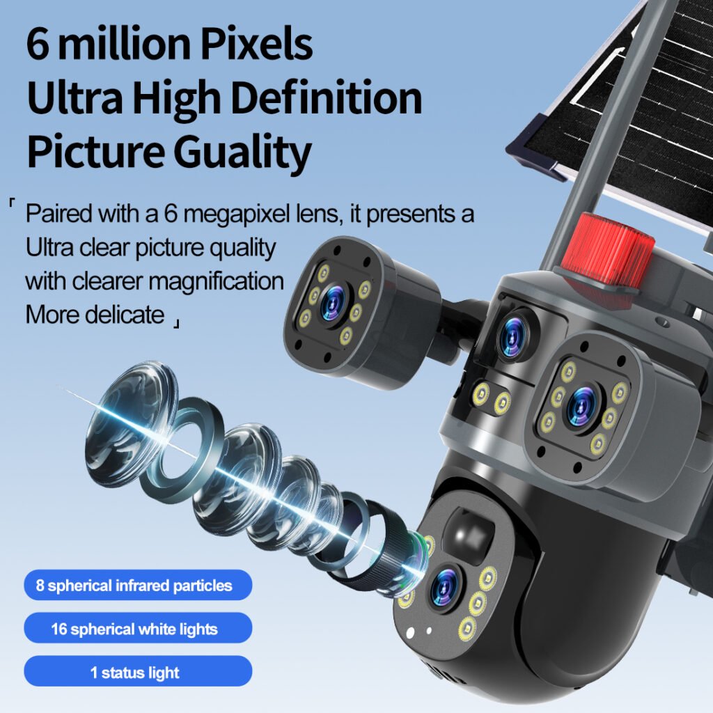 solar powered camera security hi-energy
