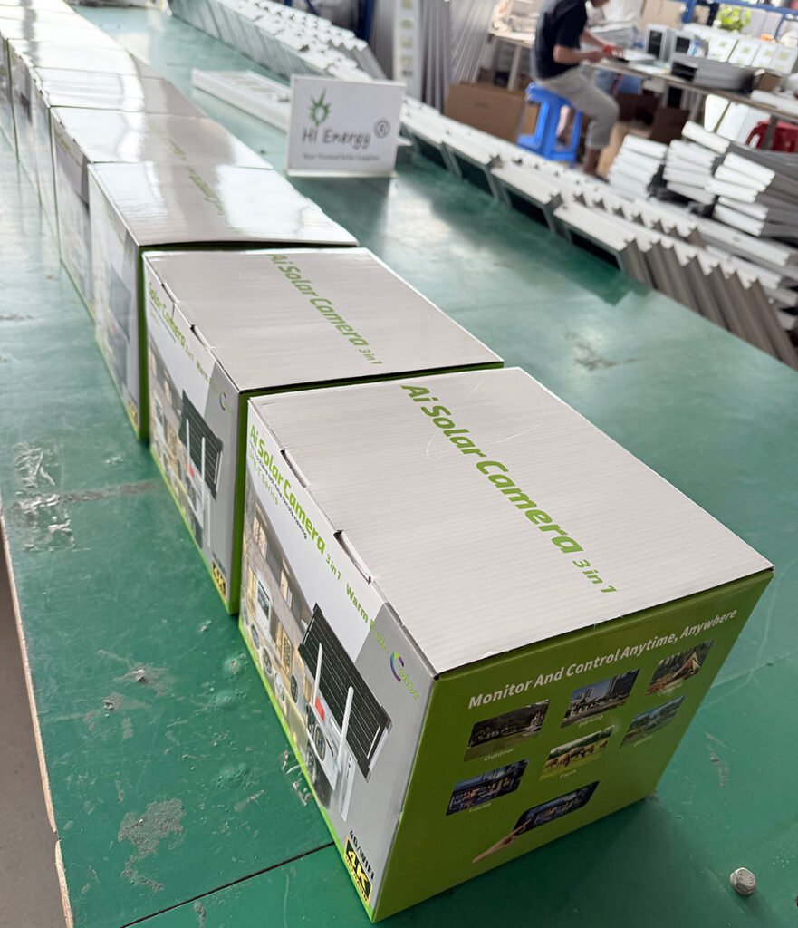wifi solar camera triple lens,hienergy solar power camera